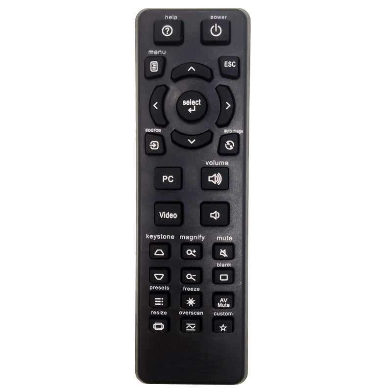 INTECHING HW-Navigator-4 Projector Remote Control for InFocus IN112, IN1110a, IN1112a, IN1116, IN1118HD, IN112a, IN112x, IN114, IN114a, IN114ST, IN114x, IN116, IN116a, IN116x, IN118HDa, IN122, IN124 - Image 1